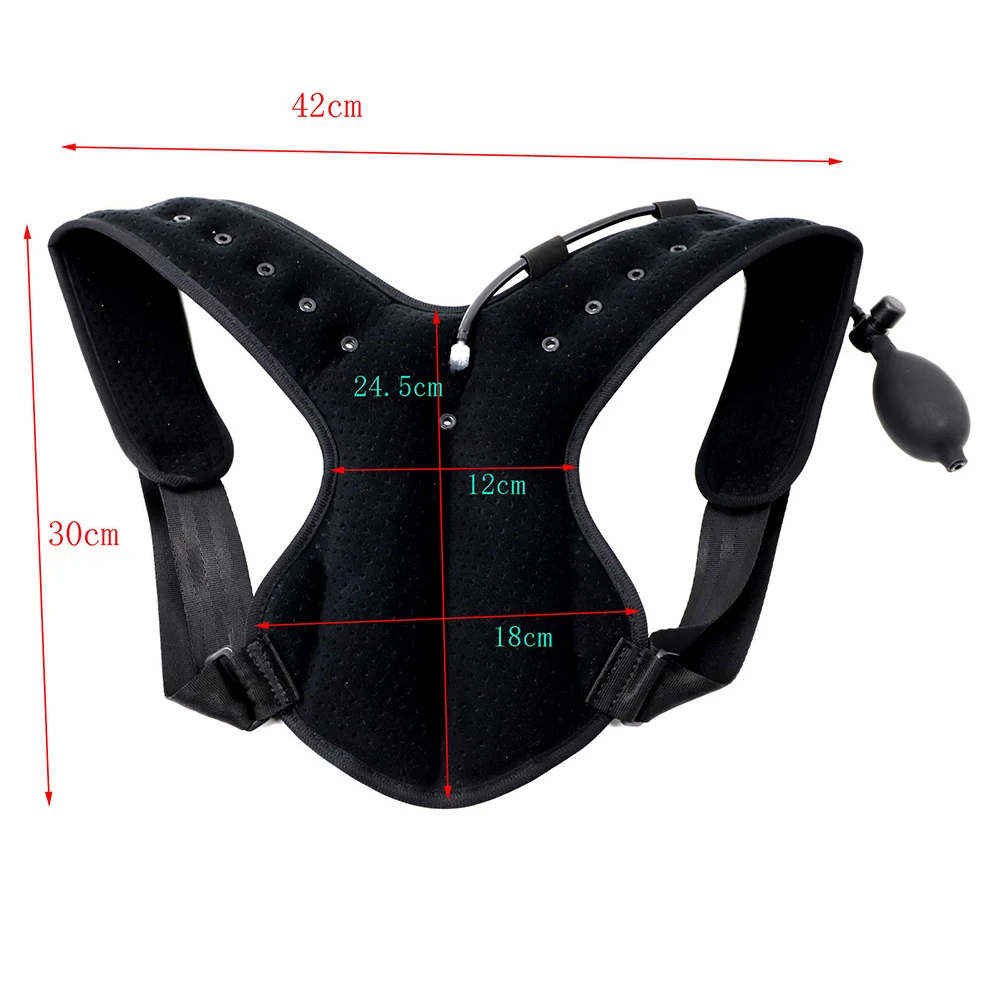 

Inflatable Back Brace Posture Corrector Back Straightener for Adult Kid Upper Spine Support Pain Relief M2