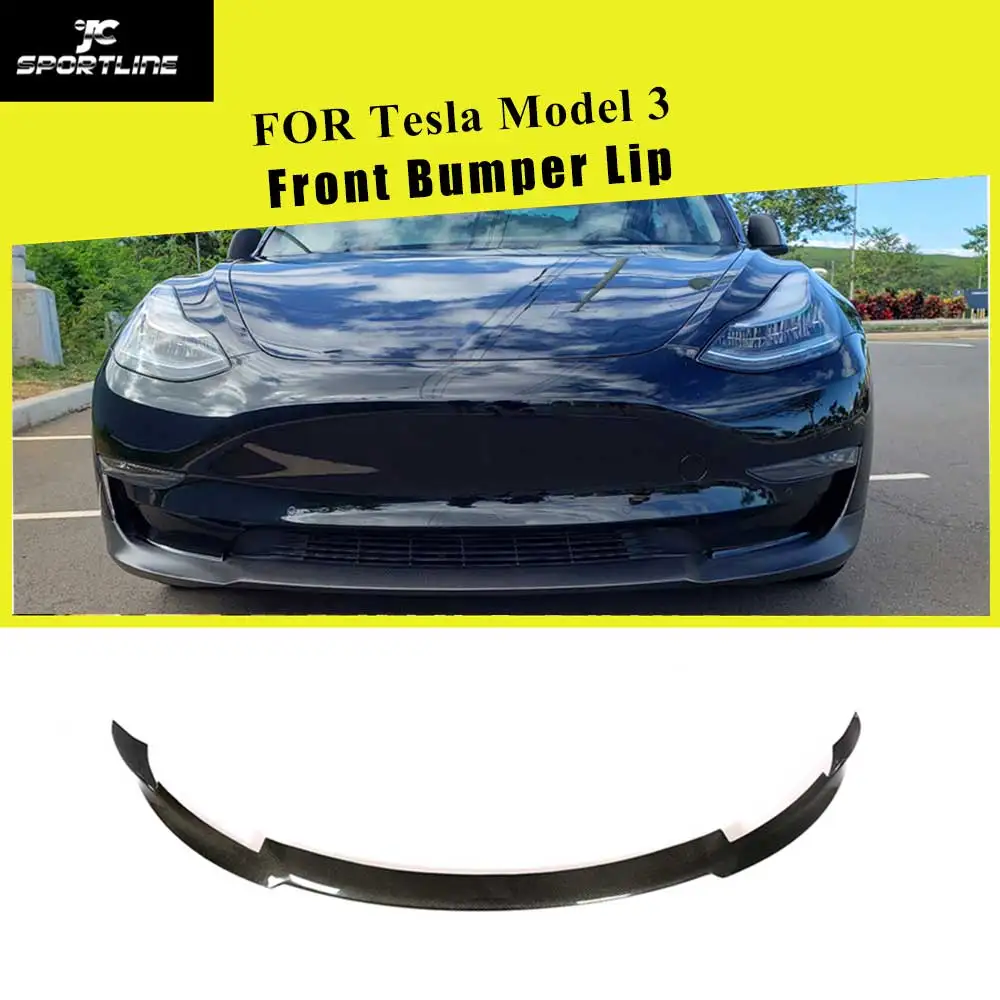Передний бампер для седана Tesla Model 3 большой радиус действия 4 двери 2016 2018