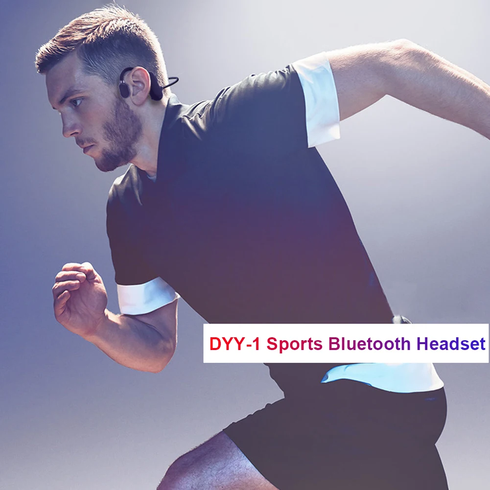 

Bone Conduction Wireless Bluetooth-compatible Headphones Music Sports Hanging Headsets Open Design, No Need To Eear In The Ear