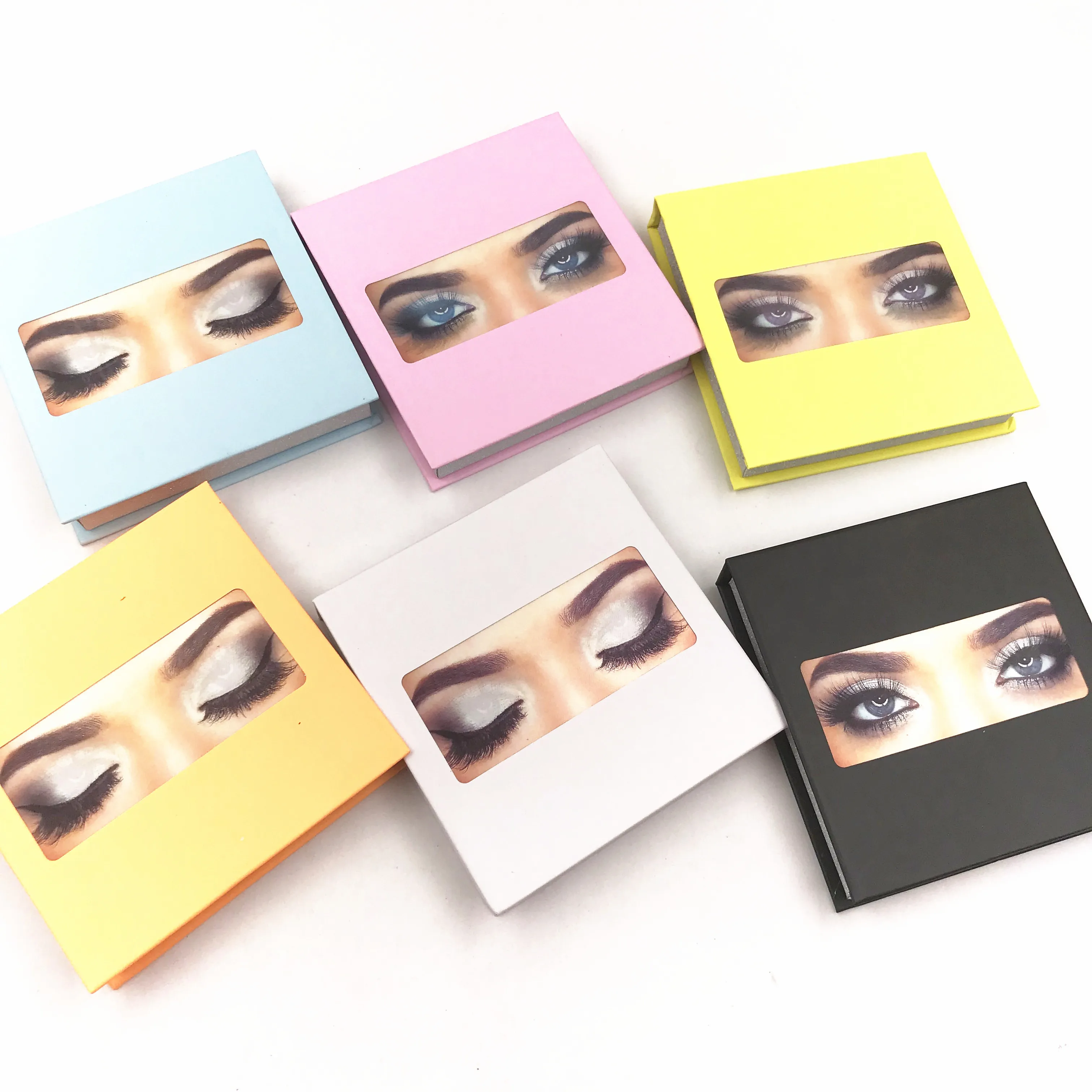 

Eyes open/closed Magnetic Eyelashes Empty Package Mink Eyelashes Magnetic Eyeliner Magnetic Lashes Short False Lashes Makeup