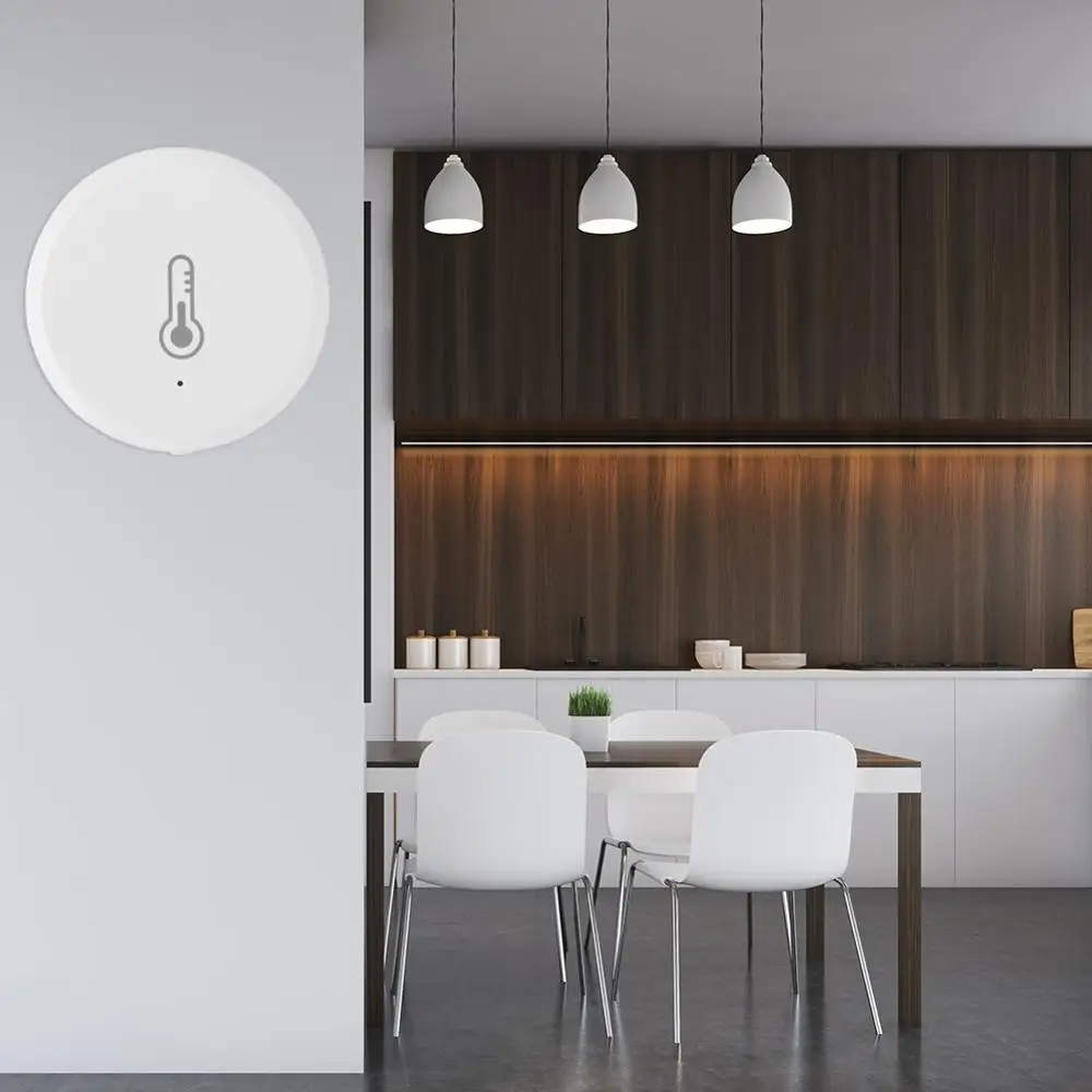 

Smart Temperature Humidity Sensor Environment APP Control Devices Compatible Android/IOS Home Wireless Control