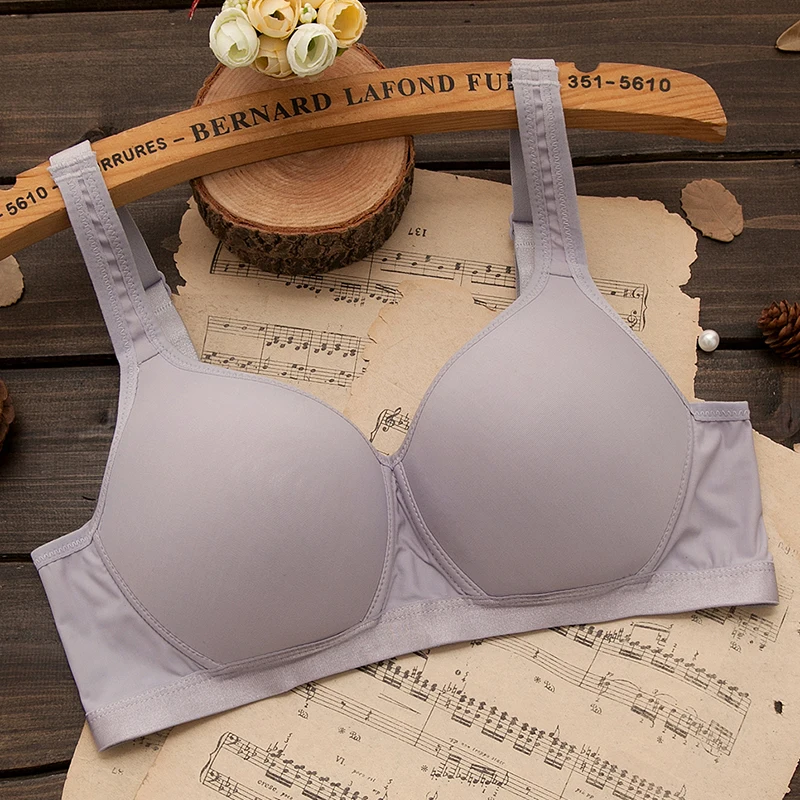 Бюстгальтер пуш-ап без косточек для женщин бюстгальтер тонкой груди размера плюс