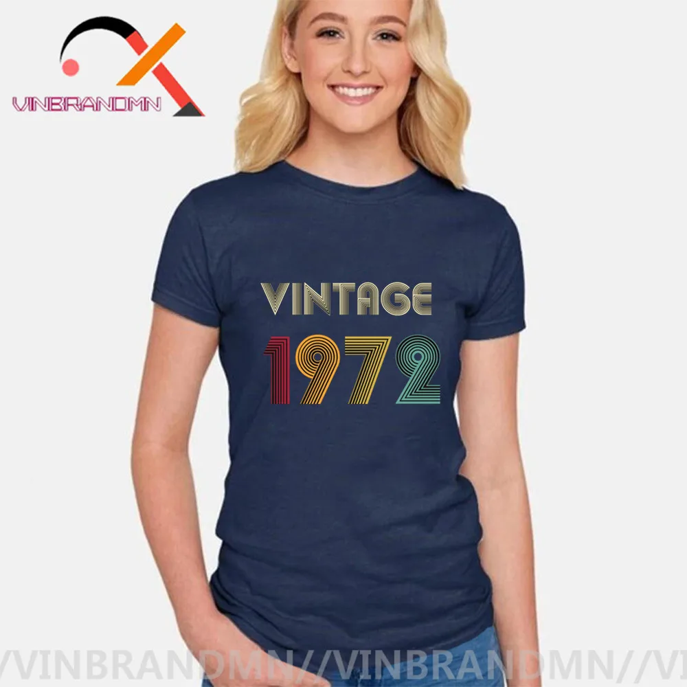 Модная классическая одежда 70 подарок на день рождения 47th футболка Винтажная