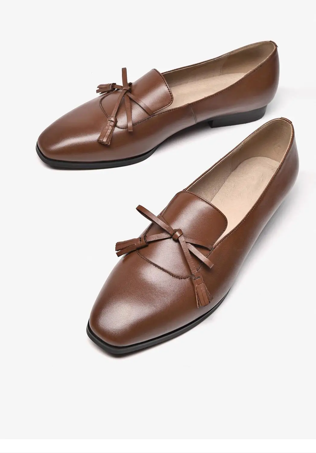 2020 Бесплатная доставка Женские балетки ручной работы из натуральной кожи с