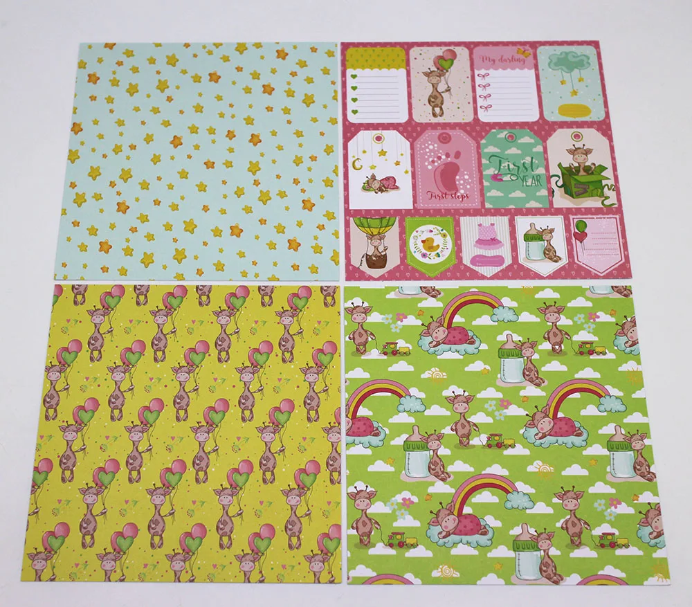 15*15 см односторонняя искусственная фотобумага с рисунком на английском языке