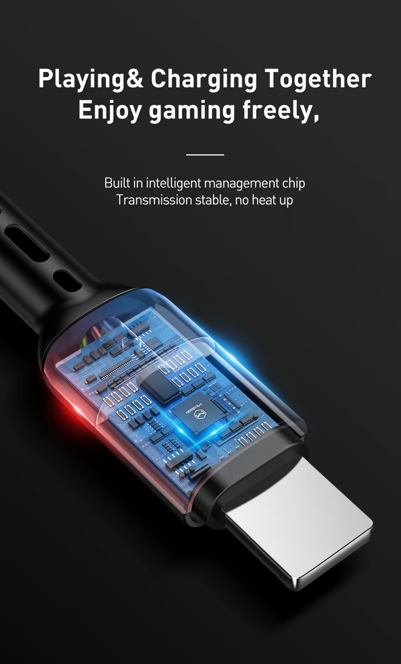 MCDODO Выдвижной USB кабель для зарядки телефона Шнур для iPhone 11 Pro Max XR XS X 8 7 6 Plus 6s 5 быстрое зарядное устройство кабель для передачи данных адаптер