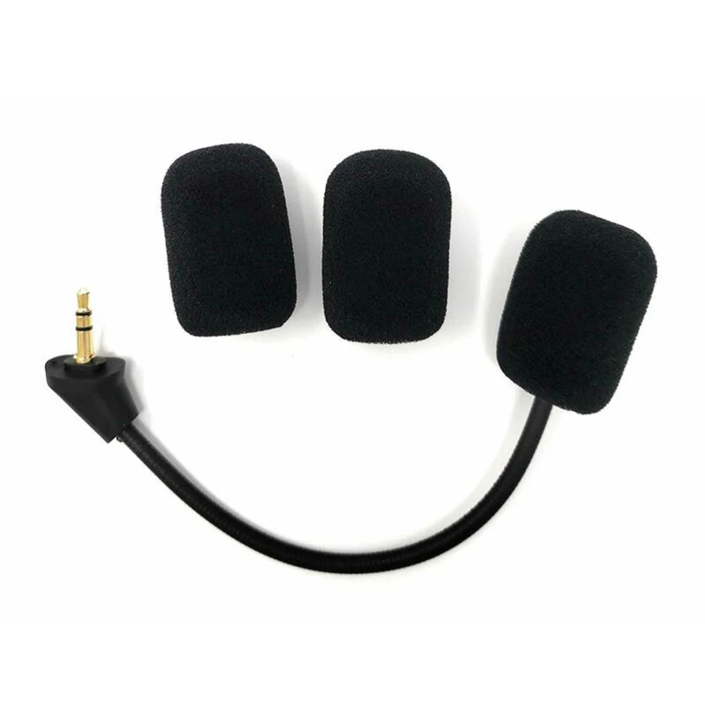 

New ZJ064MR-01 Headset Microphone Accessory Parts For HyperX Cloud Alpha Xbox PS4 Plug-in microphone (Black)