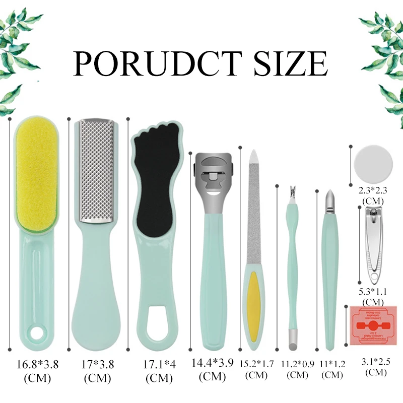 Набор для маникюра и педикюра комплект из 10 шт./компл. пилок ухода за ногами