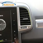 Xburstcar для Renault Koleos Samsung QM6 2016 - 2020 из нержавеющей стали для автомобиля с регулировкой на вентиляционное отверстие накладка наклейка аксессуары