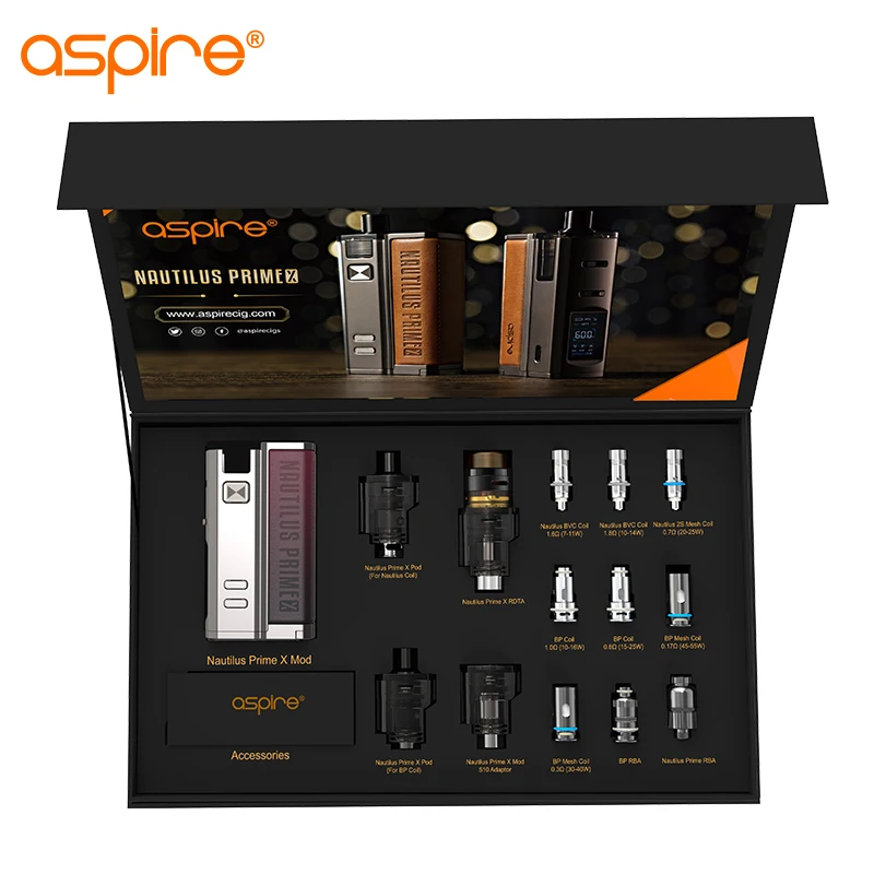Aspire Nautilus Prime X специальный комплект 60 Вт экран 0 96 дюйма совместимый с катушкой