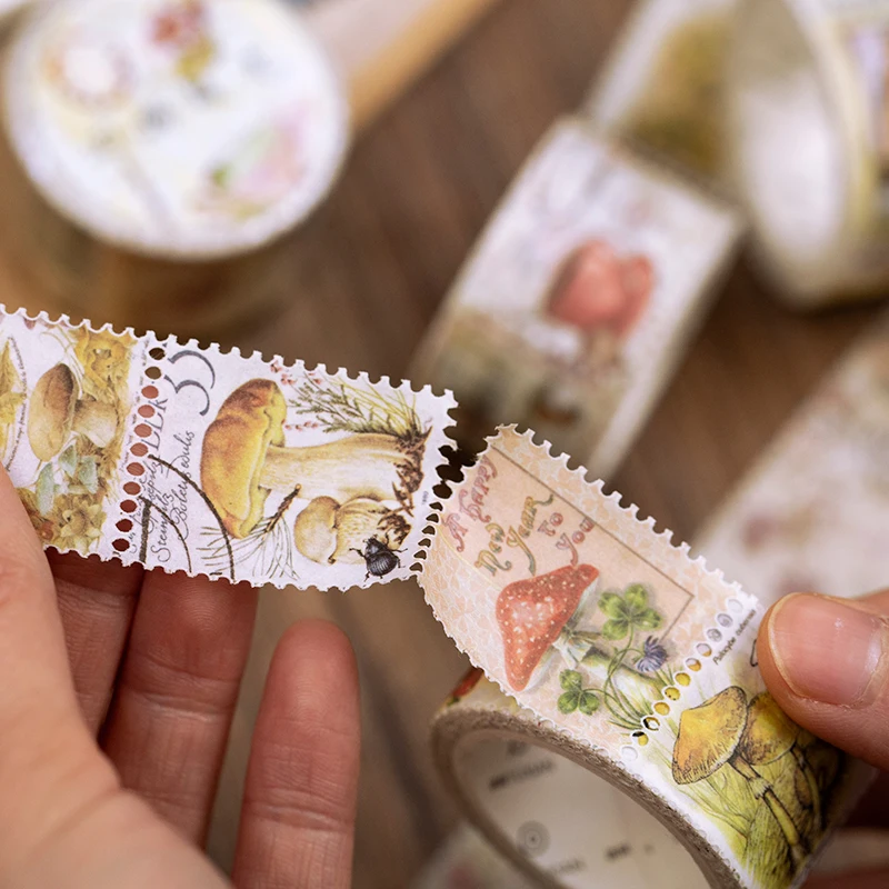 Винтажная декоративная клейкая лента junkdiary Washi в стиле ретро с изображением