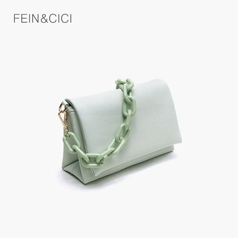 Женская дизайнерская сумка через плечо черная синяя зеленая белая