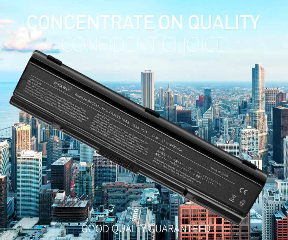 4400 мА/ч, Батарея для Toshiba PA3533U-1BAS PA3534U-1BRS PA3534U для спутникового A500 A205 A21 A300 A200 L300 L450D L500 L505 A215