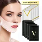 Лифтинг-маска для лица, V-образная маска для похудения, двойной подбородок, повязка для подтяжки, средство для удаления морщин на лице, 12510 шт.