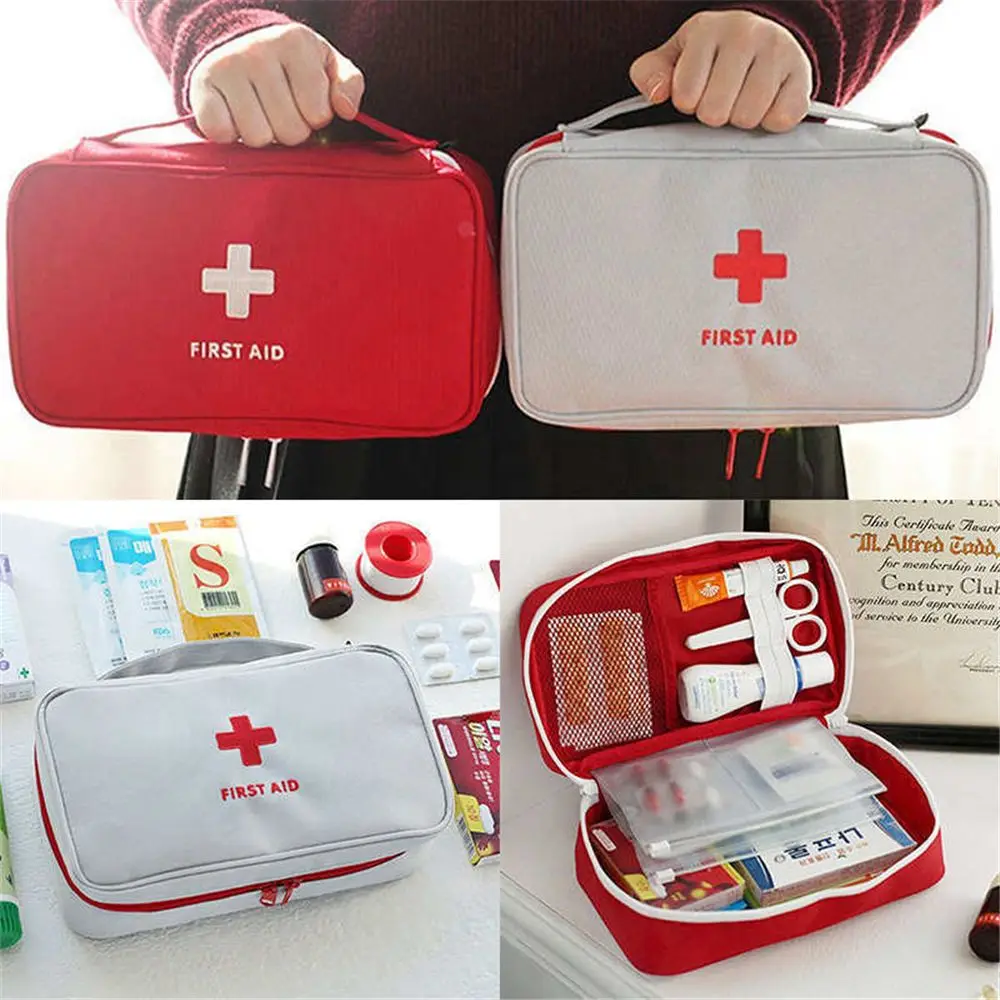 

2021 Type Travel First Aid Kit Bag Home Emergency Medical Survival Rescue Box