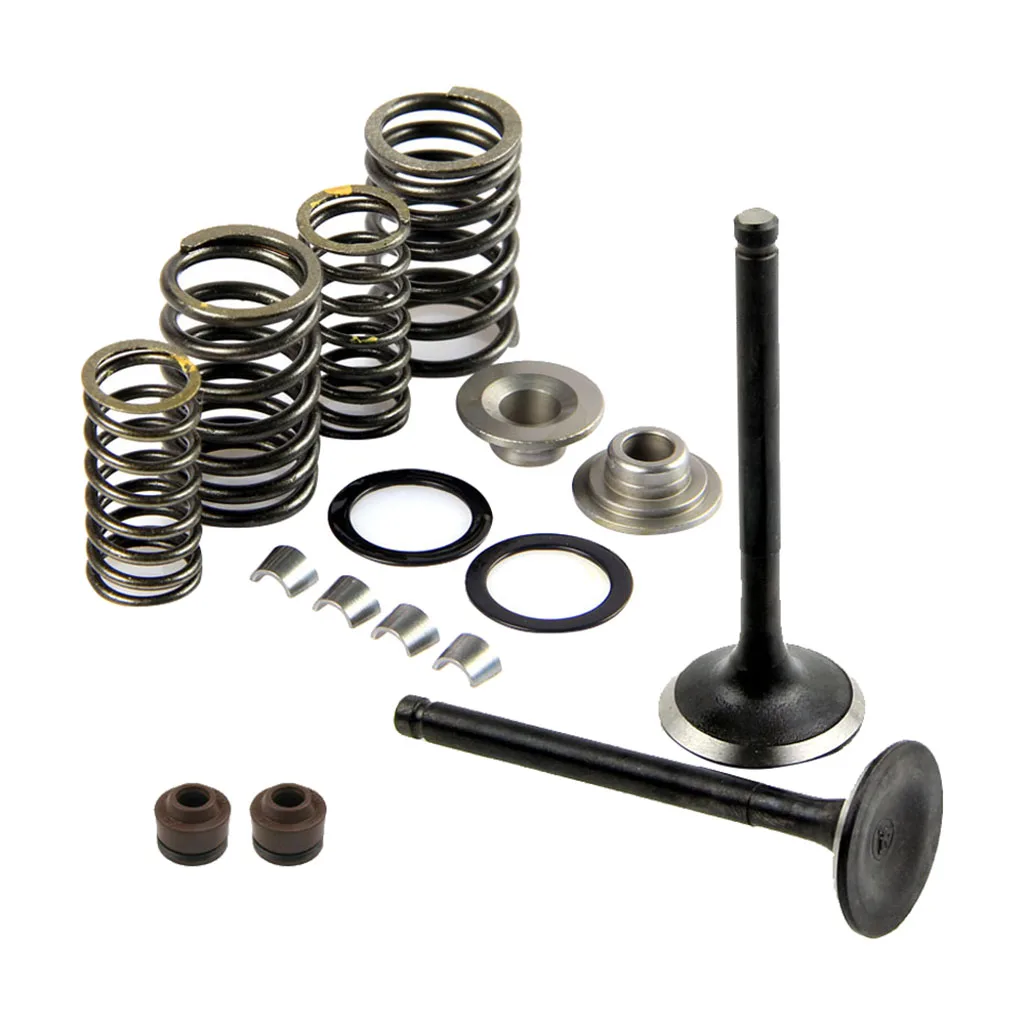 

Valve Assembly Set With Spring Pin Oil Seal For 125cc 150cc GY6 4-Stroke