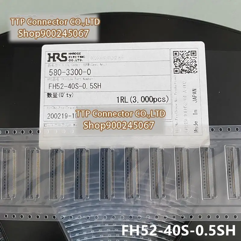 

10 шт./лот FH52-40S-0.5SH 0,5 мм, ширина ножки 40-контактный разъем FPC, 100% новый и оригинальный