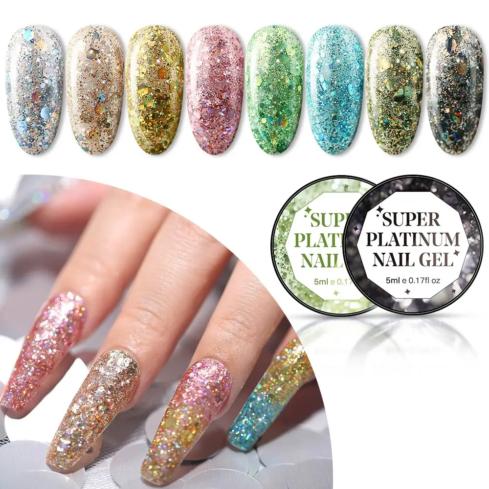 Modelones Блестящий УФ гель для ногтей супер блестящий светодиодный лак долговечный