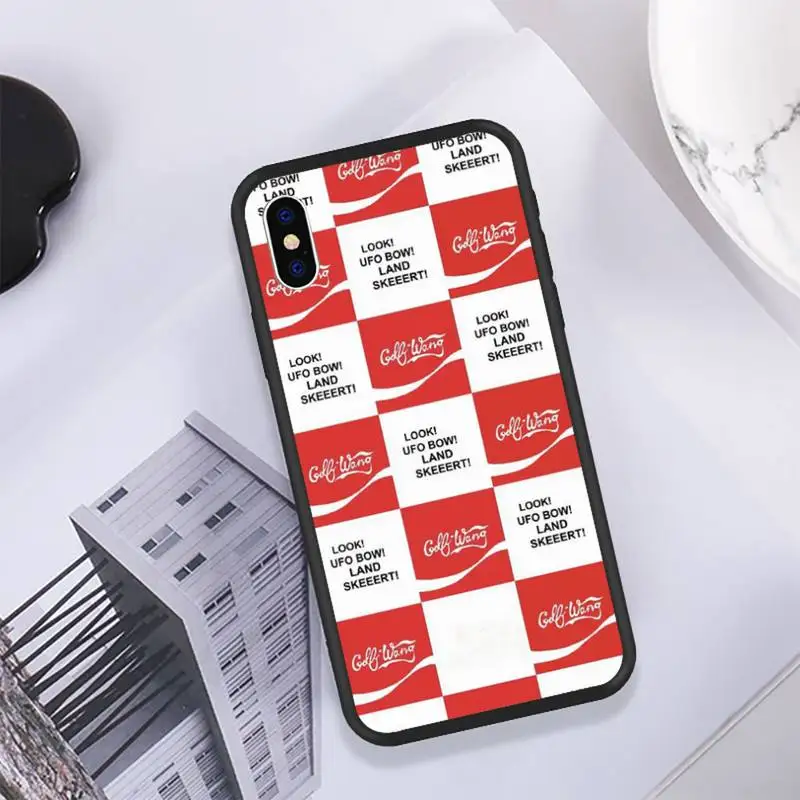 

YNDFCNB Golf fashion Phone Case for iPhone 11 12 Pro Max 6 6s 7 8 Plus XS XR 12mini SE 2020 Black Soft TPU Cover Silicone Coque
