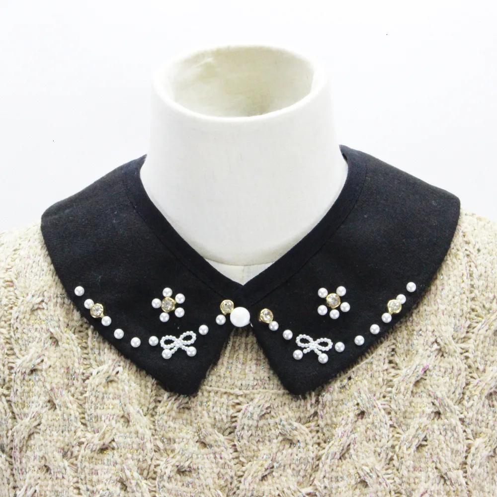 Женский шерстяной свитер с жемчужными ногтями украшение свитера свинцовый