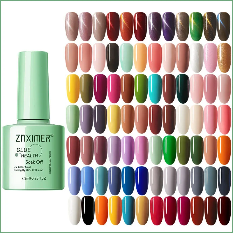 

7.3ml Gel Nail Polish No Wipe Top Coat UV LED Gel Varnishes Soak Off Nail Art Gel Lakiery Hybrydowe Nail Polish Regular