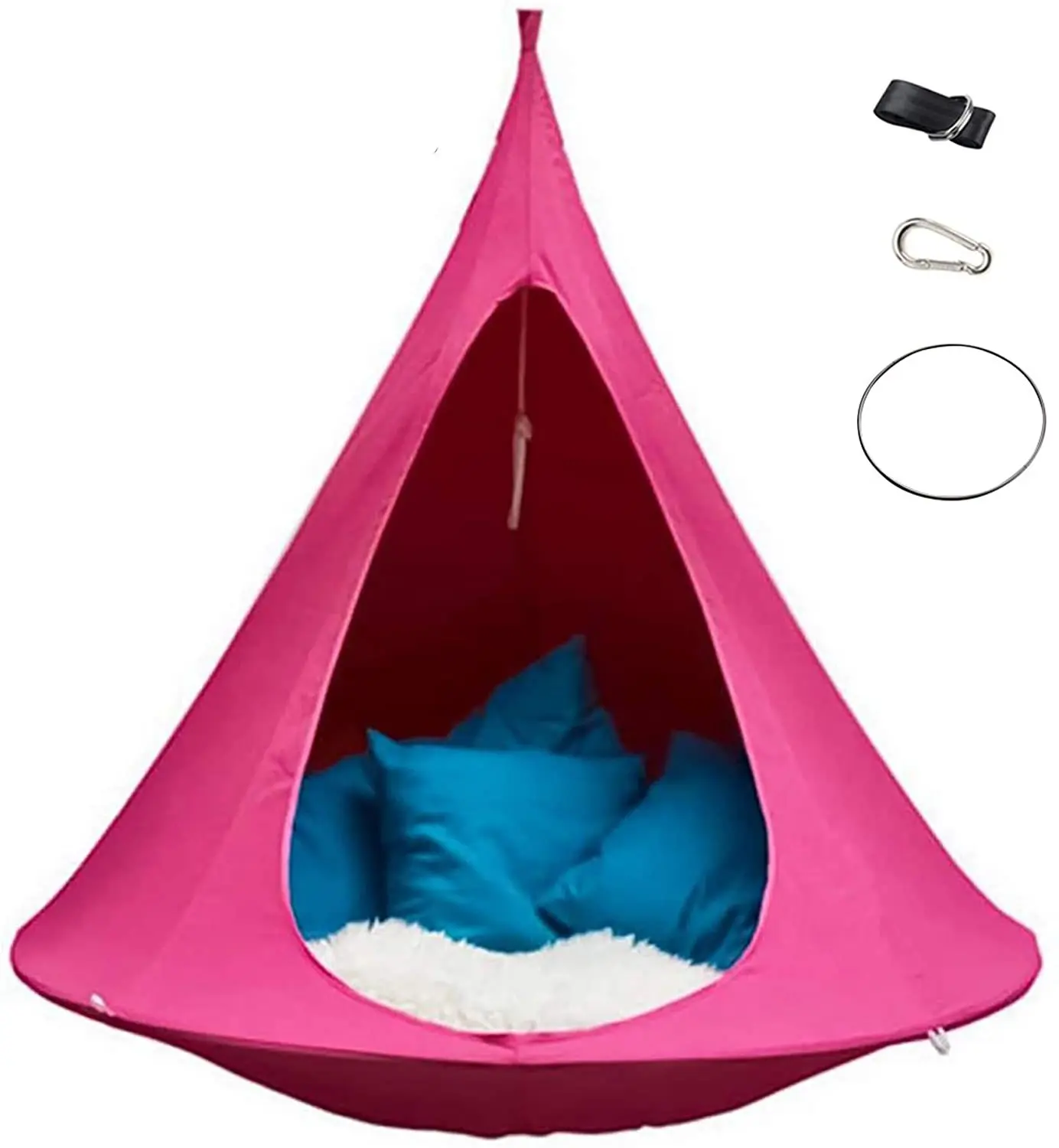 Гамак-качели для детей и взрослых подвесное кресло-качели из ткани Оксфорд с