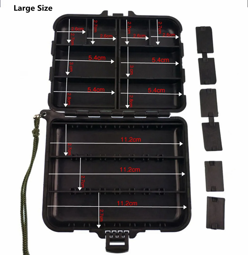 2019 многофункциональная рыболовная коробка водонепроницаемые аксессуары для