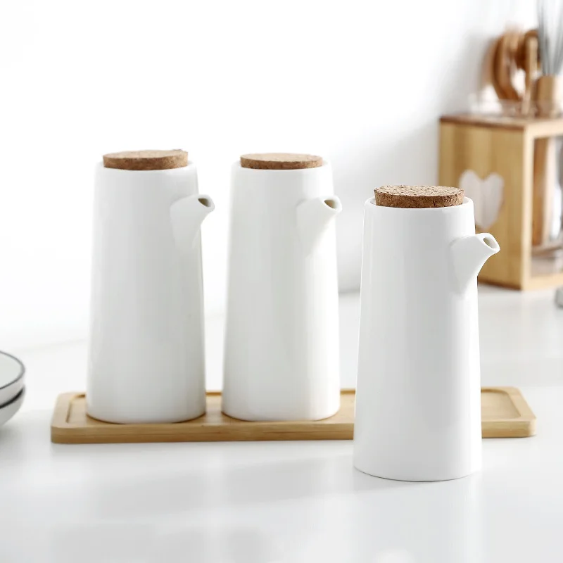 Японский домашний керамический масляный горшок бутылка для масла приправа