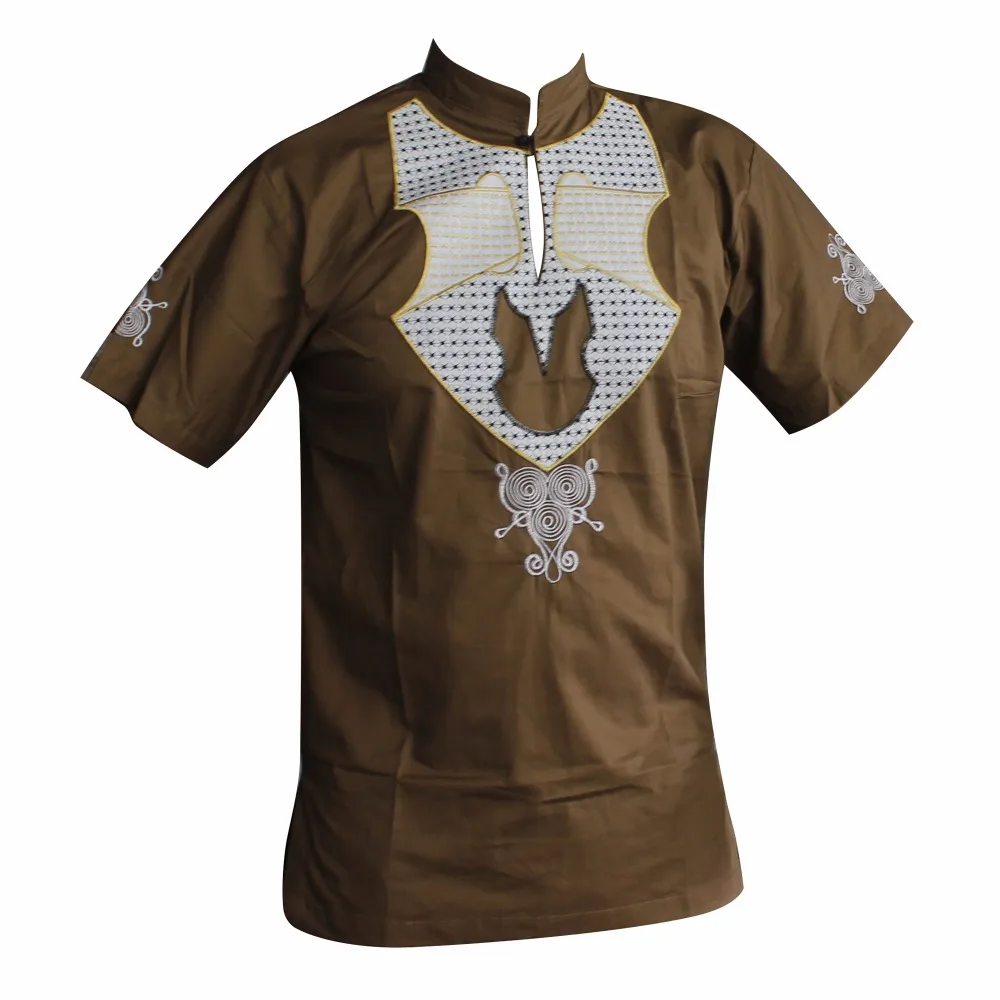 Облегающие футболки с вышивкой новый дизайн Пан-Африканский Топ этнический