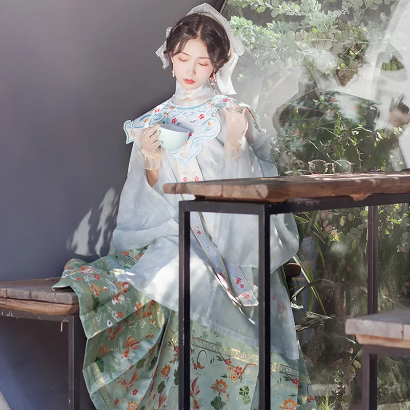 

Hanfu Women Stage Costume Princess Dress Cosplay Costumes Chinese Skirt Fairy Clothes Chinese Fashion Folk Dancewear DL7936
