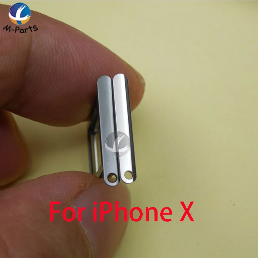 Оригинальные новые одиночные/две sim-карты для iPhone X XS Max XSM лоток держатель Слот Разъем считывателя модульные запасные части