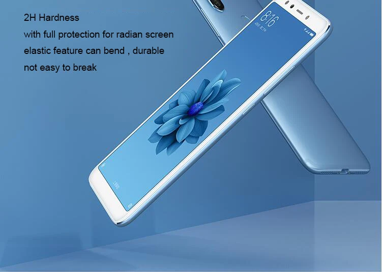 100% оригинальная ПЭТ-пленка Xiaomi A2 высокопроницаемая Защитная пленка для экрана