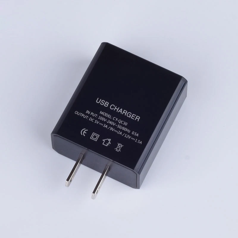Оригинальное быстрое зарядное устройство 18 Вт адаптер для ЕС и США QC3.0 USB 5 В 3 А
