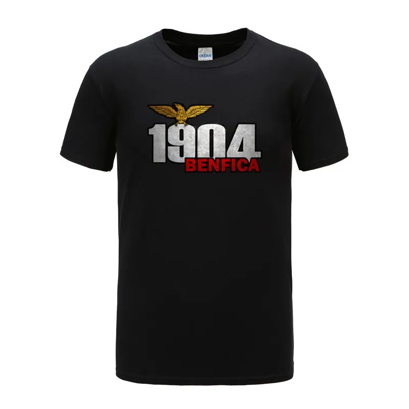 Новинка бесплатная доставка Мужская одежда модная футболка BENFICA из 1904 хлопка