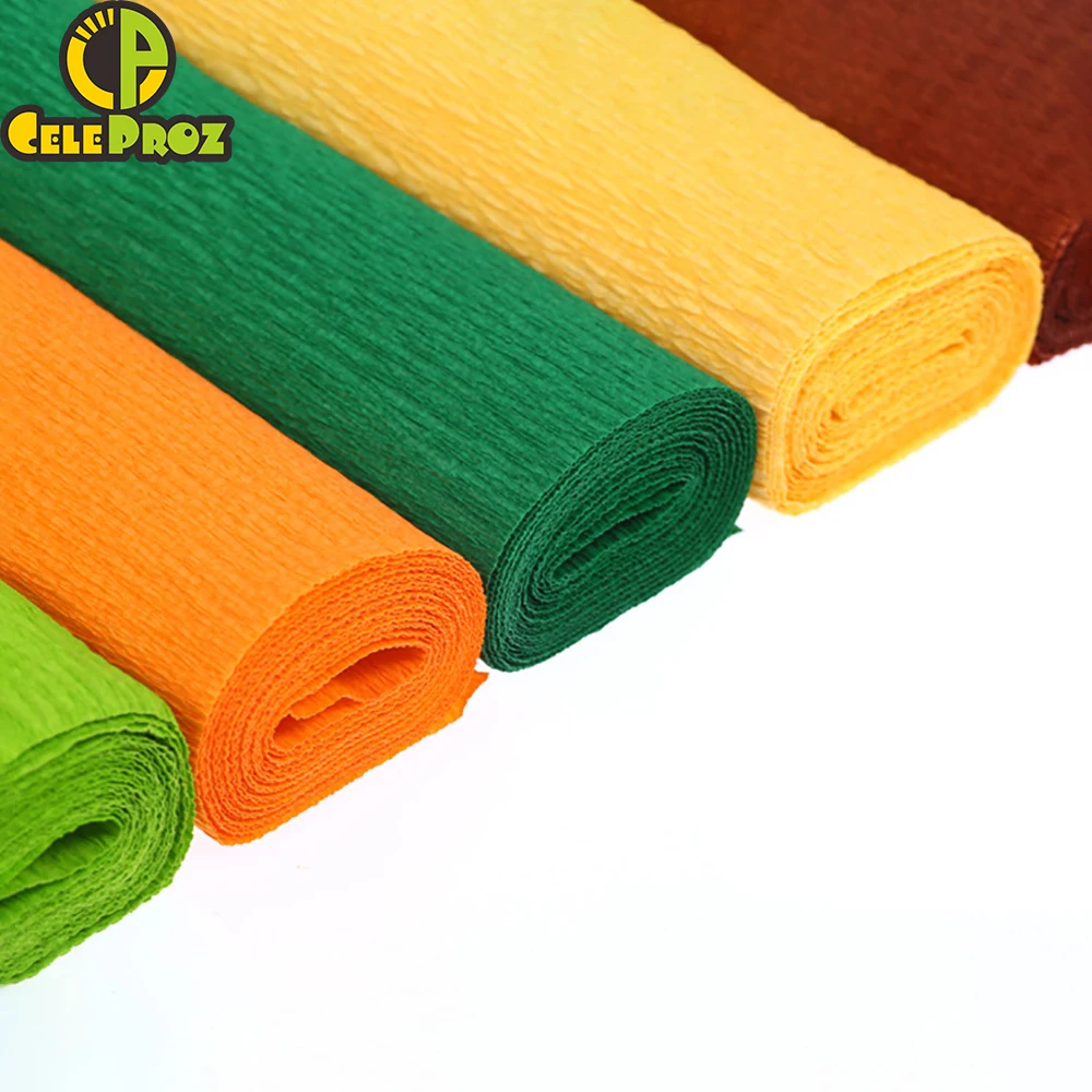 50*250 см Креп бумага Crinkled оригами флорист креп Роза Свадебная вечеринка фон
