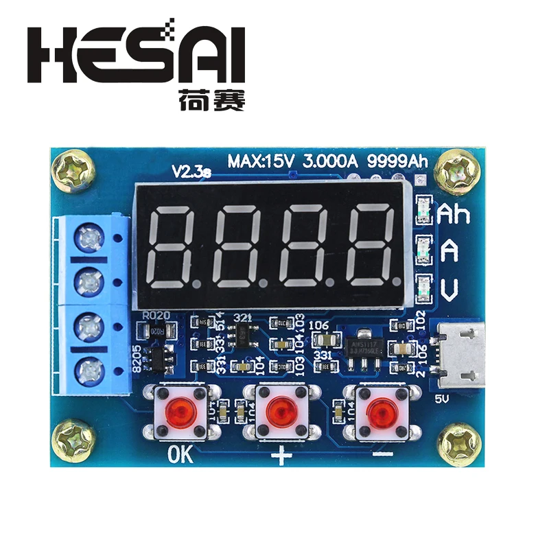 ZB2L3 литий ионный свинцово кислотная измеритель емкости аккумулятора разряда