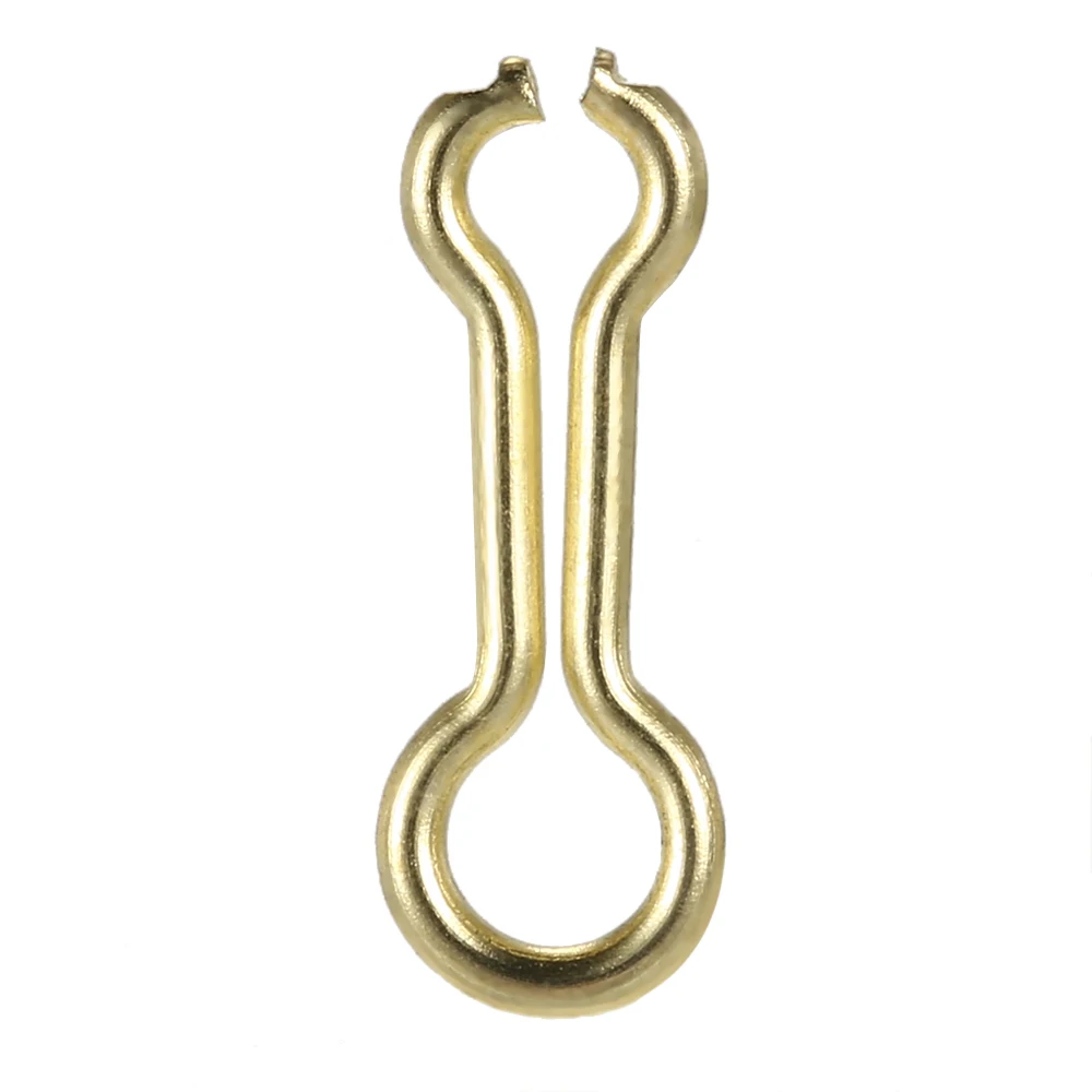200 шт латунный грузила проволока для глаз формы рукоделия безопасность SnapsFast