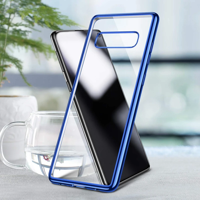 Чехол для Samsung A10 A20 A30 A40 A50 A70 M10 S10e S10 Plus DropProof покрытие прозрачный мягкий TPU чехол