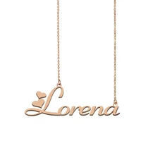 lorena name necklace custom name necklace for women girls best friends birthday wedding christmas mother days gift