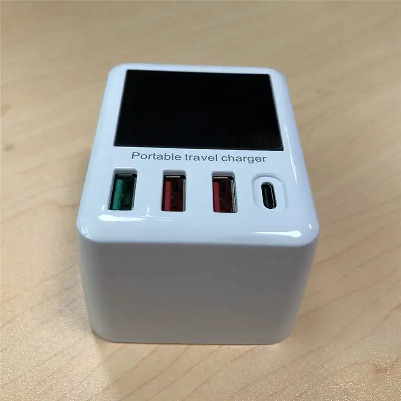 

Travel Wall Charger A9T 4 Ports QC3.0 Type-C PD LED Digital Display quick charge Adapter for Huawei For iPhone Fast Charging