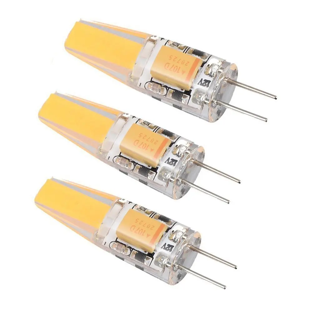 

Free shipping High quality AC12V DC12V-24V G4 LED 6W NEW COB Corn Light SMD bulb Super bright Replace Halogen Lamp Led Light