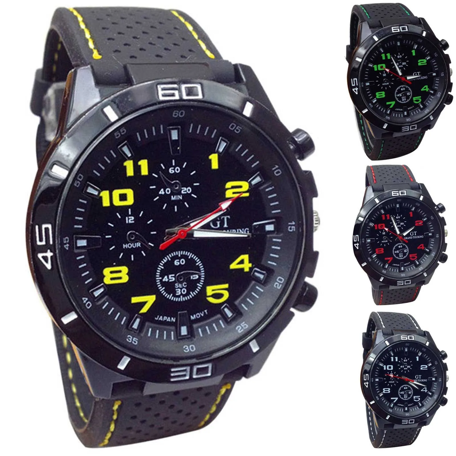

Quartz Watch Men Military Watches Sport Wristwatch Silicone Fashion Hour Personalized Sport Watch High Quality Dropshipping