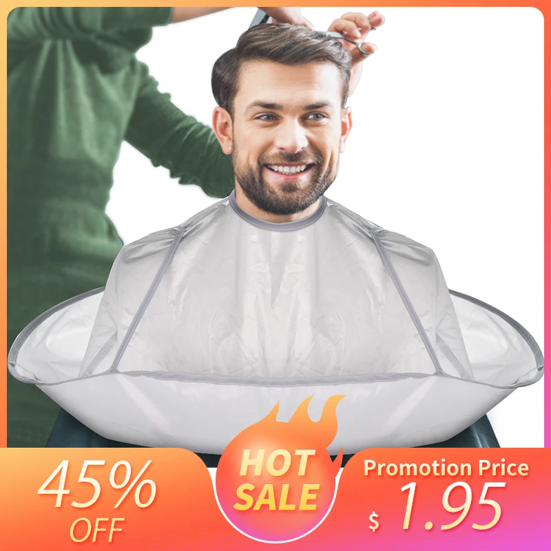 Новая Складная накидка для стрижки волос в салоне плащ шарф водонепроницаемый