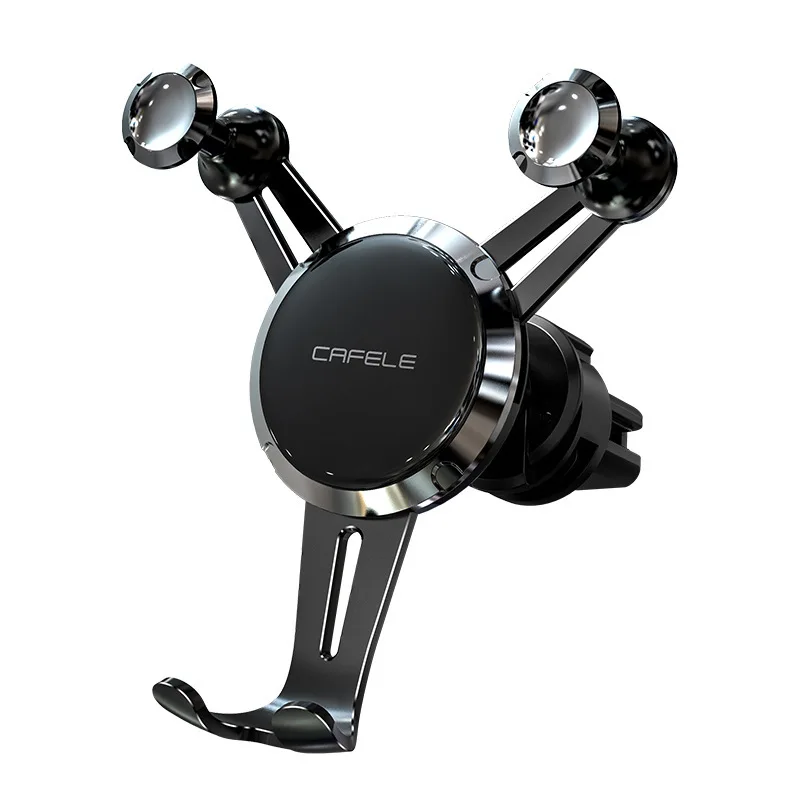 

Car Phone Mount Automatic Clamping Rotary Gravity Mobile Phone Navigation Support Holder For Alloy Mobile Phone Vehicle Support