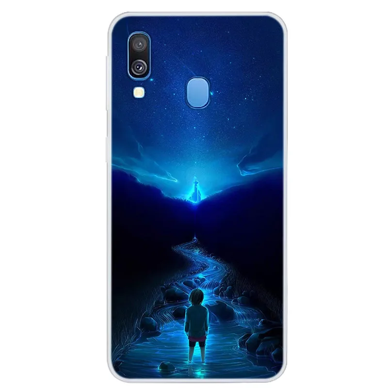 Чехол 5 9 дюйма для Samsung A40 Силиконовый ТПУ мягкий чехол телефона Galaxy A 40 M01s A30 A20