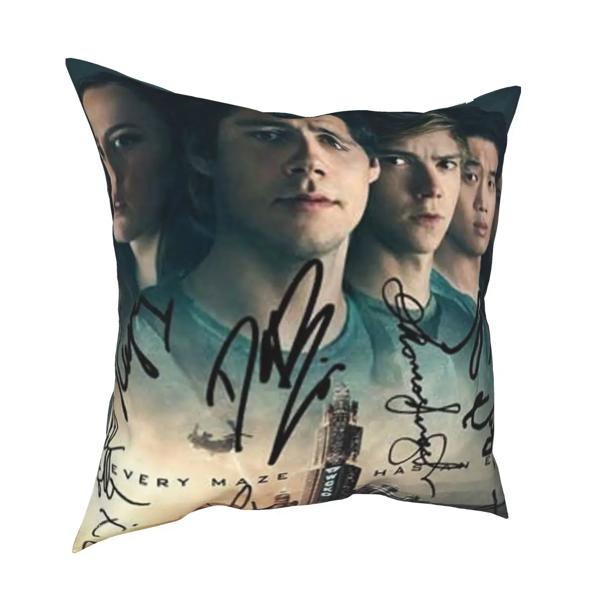 

Dylan O'Brien Teen Wolf Pillowcase Printed Polyester Cushion Cover Decorations Pillow Case Cover Home Zippered 18''
