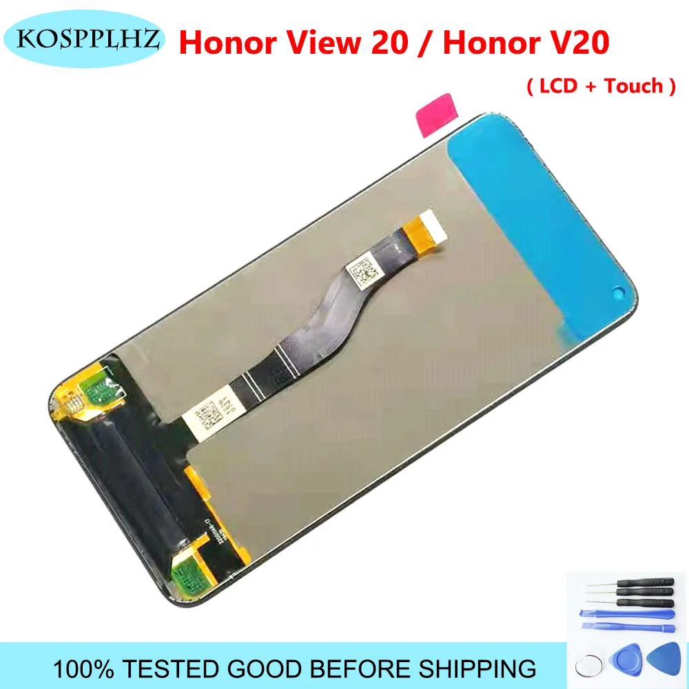 100% протестированный для huawei honor view 20 / Honor V20 ЖК дисплей + чувствительный сенсорный