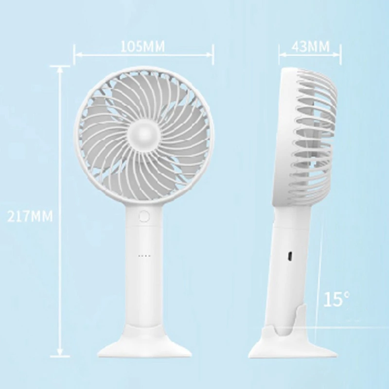 Многофункциональный 3 в 1 ручной Usb вентилятор портативный 2000Mah держатель