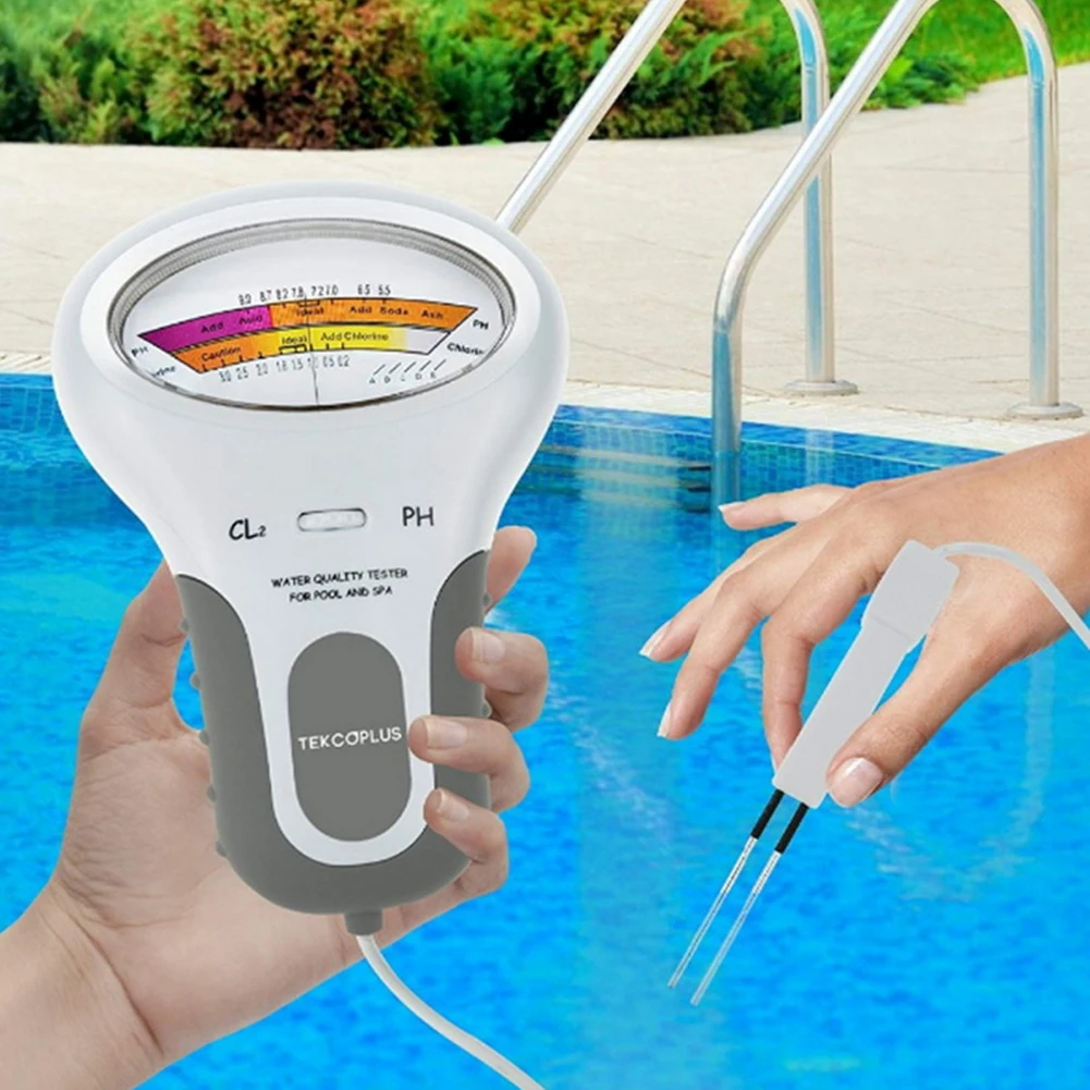 

Swimming Pool High Accuracy Portable Spa Aquarium PH Tester Meter Water Quality Measuring Tools Handheld Outdoor Beach Hot Tub