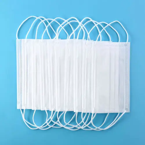 100PCS Wholesale 3-Layers Masks Disposable Ear-loop Face Mouth Dust-Proof Anti-Pollution Mask White Ear Loop | Аксессуары для